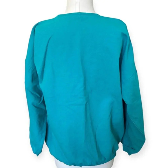 Colorful VTG Crazy Shirts Hawaii Key West Embroidered Sweatshirt Womens M blue - Picture 2 of 6